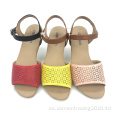 Sandalias femeninas Comfort Flat Diarly Wear zapatos al aire libre